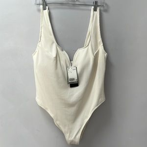H&M White One-Piece Swimsuit